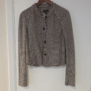 Rag & Bone Black And White Tweed Jacket